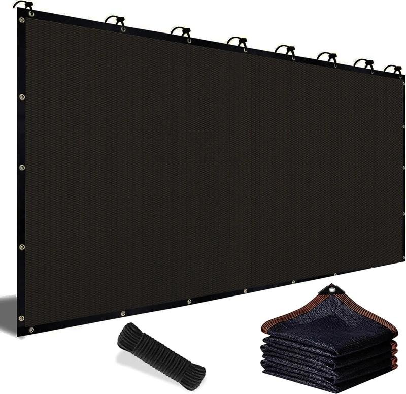 Blackout Cloth (Black)-UV-Resistant Shade Net with Reinforced Ri