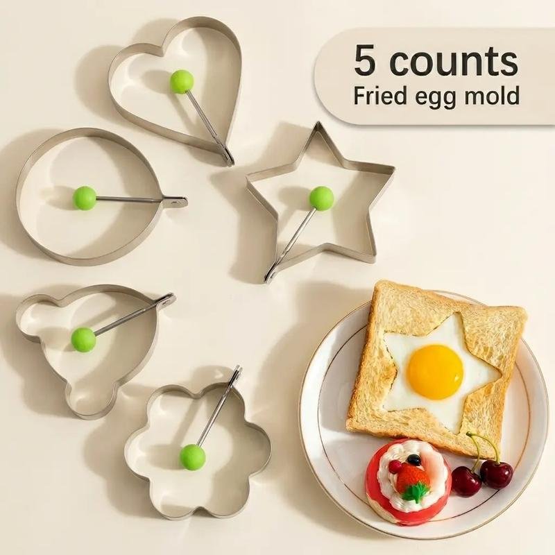 Fried Egg Rings Molds Multifunctional Breakfast Tool