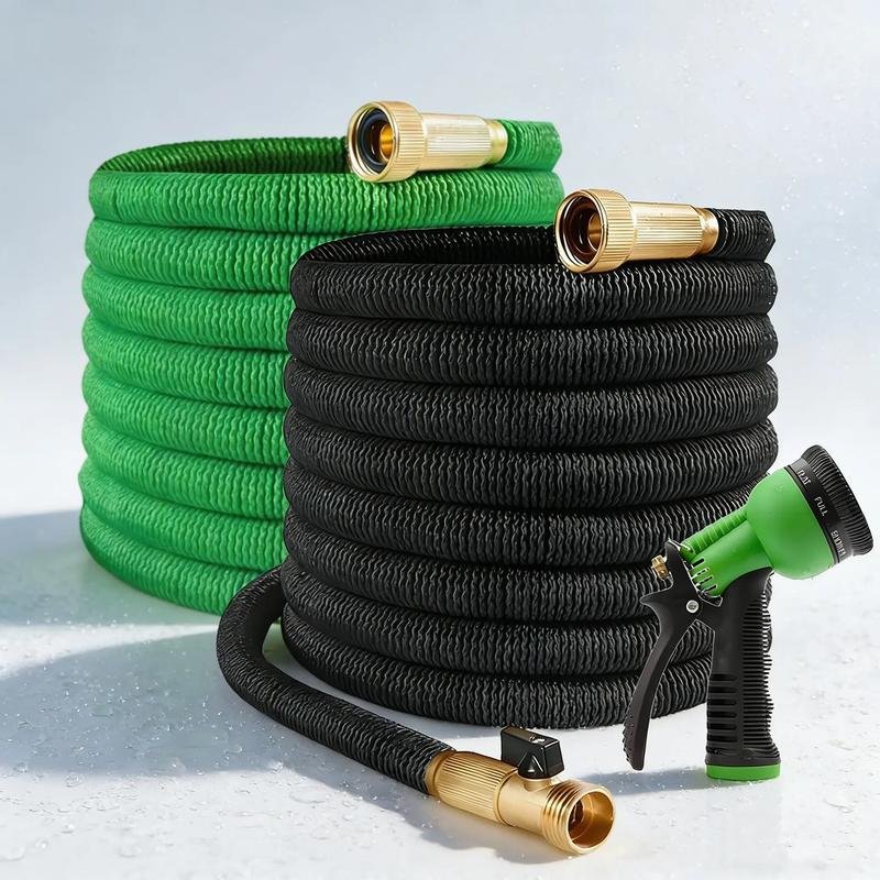 Heavy-Duty Retractable Flexible Garden Water Hose Gardening Use