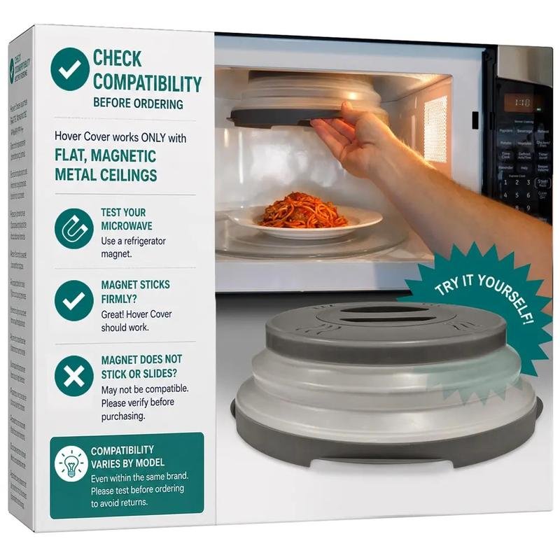 Magnetic Clear BPA-Free Kitchen Utensil Food Lid