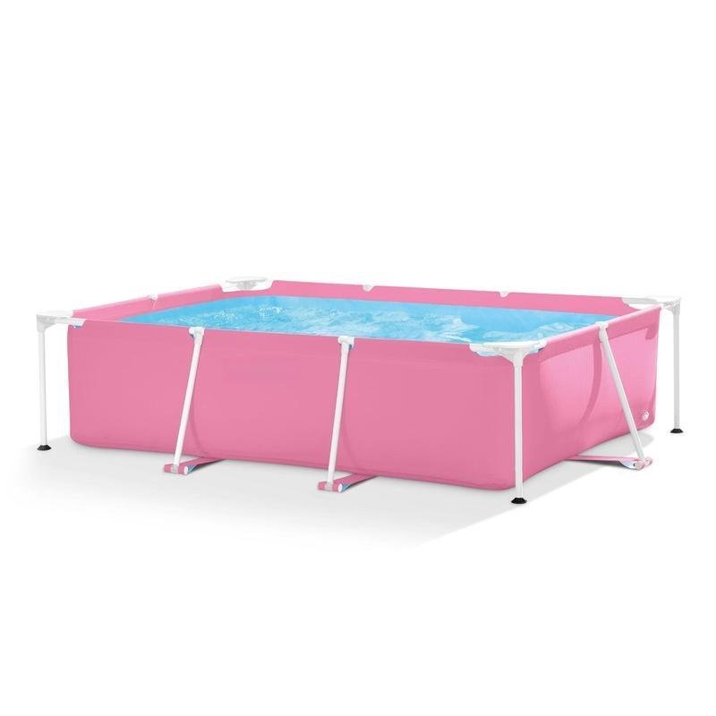 Outdoor Rectangle/Round Frame Above Ground Pool with Pump