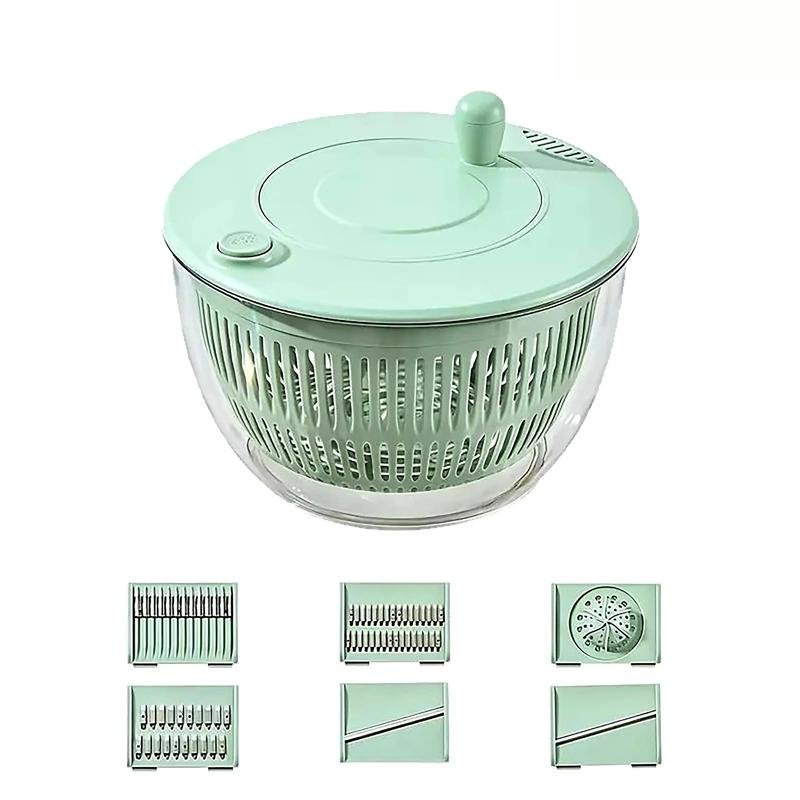 Salad Spinner Large Vegetable and Fruit Washing Bowl with Strainer