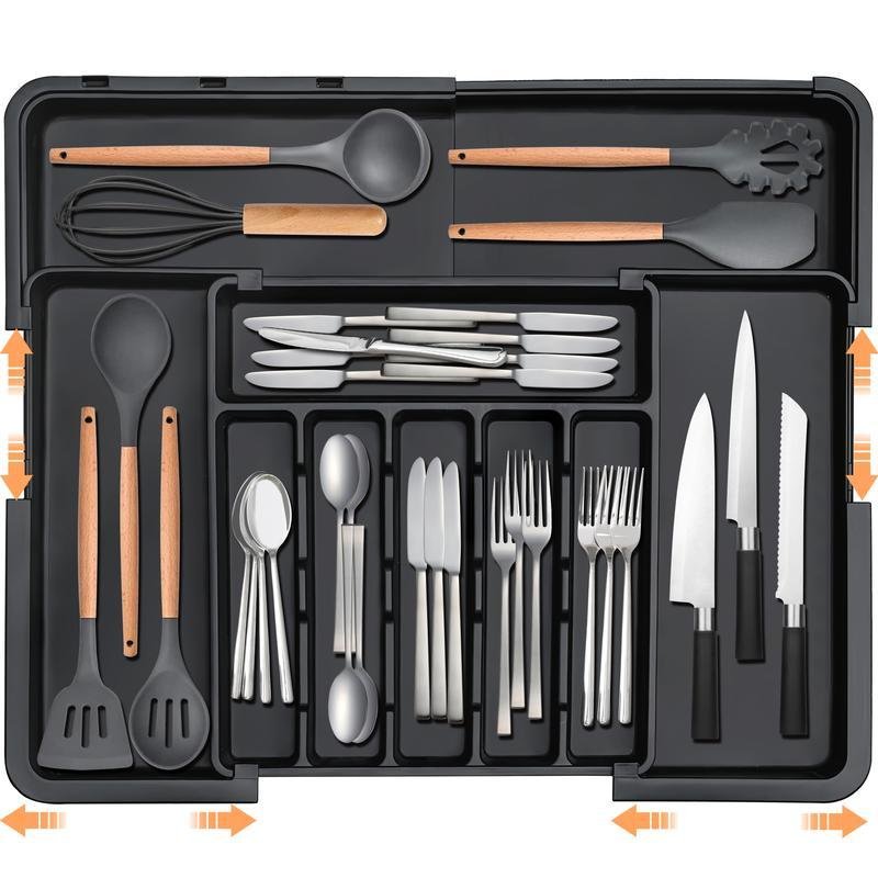 Silverware Organizer Expandable Kitchen Utensil Drawer