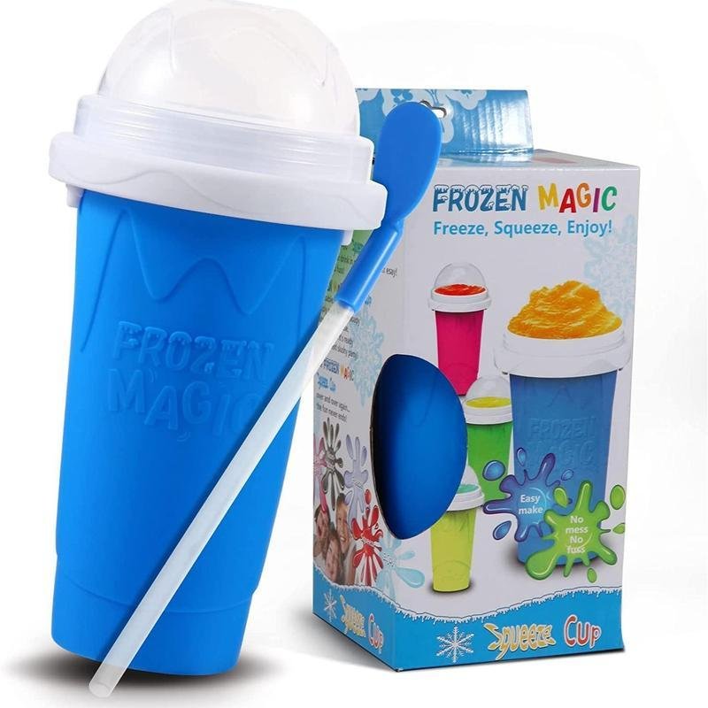 Slushy Cup Freeze Squeeze Enjoy Slushie Magic Cup Homemade DIY Gadget
