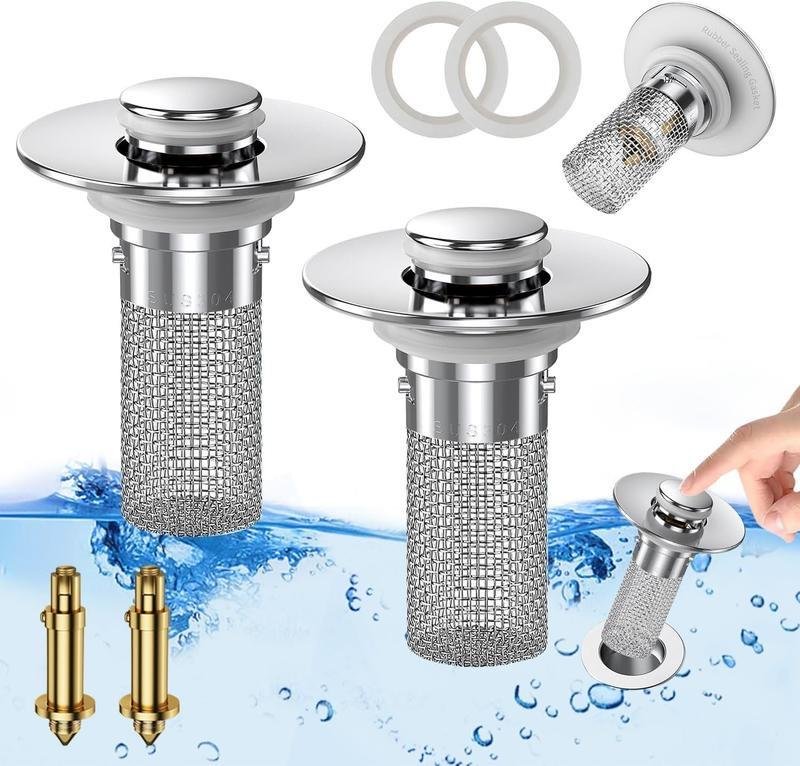 Stainless Steel Modern Rustproof Mesh Tub Drain Stopper