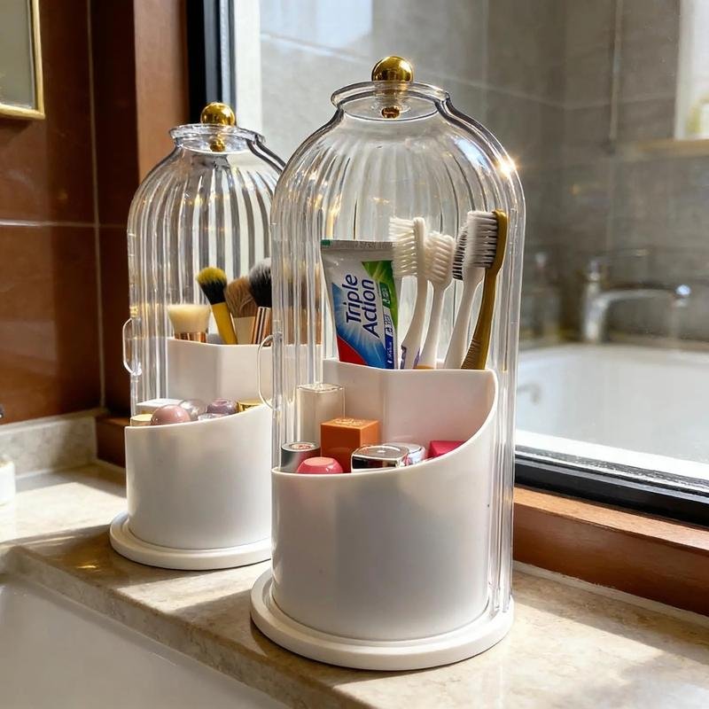Toothbrush Holders with Sliding Lid