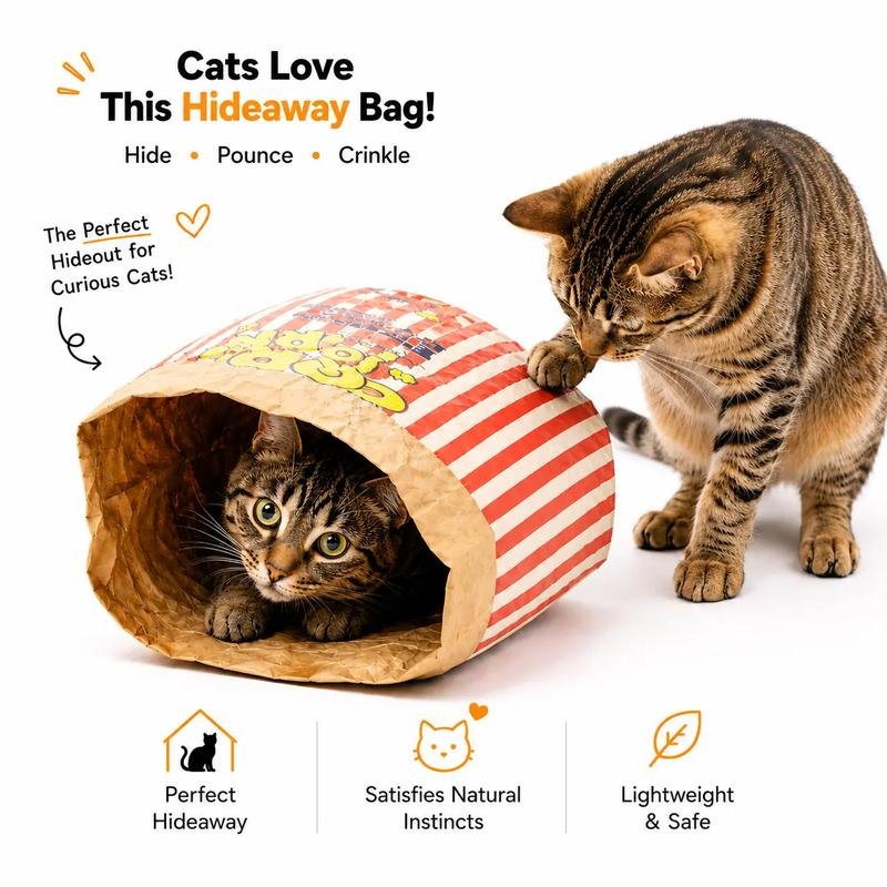 Upgrade Cat Microphone Toy Large Double Layer Cat Microphone, Cat Bed Stress Relief, Cat Microphone Toy Cat