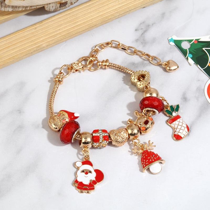 Christmas Gift Crystal Beaded Bracelet