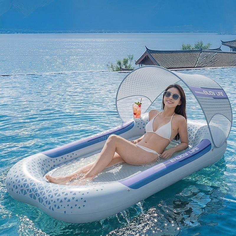 Sunshade Inflatable Water Bed